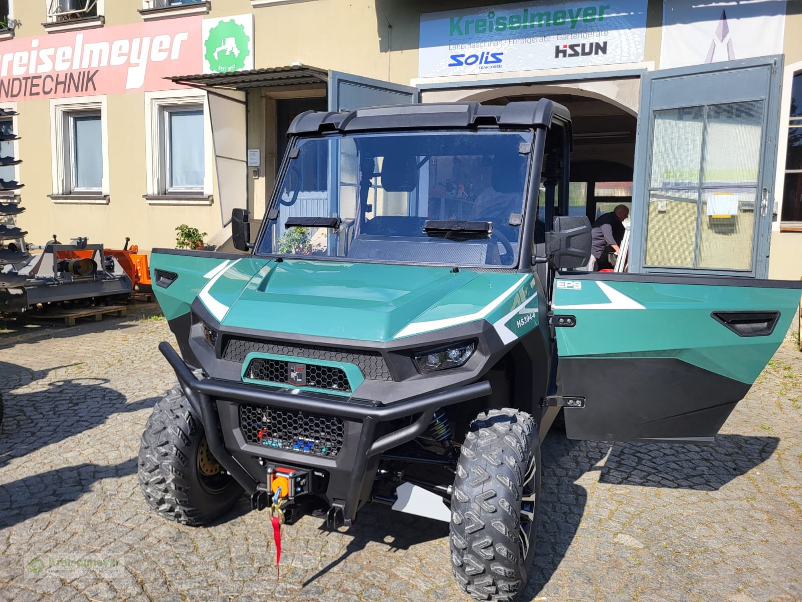 ATV & Quad des Typs Hisun Freelander 550 + 1400kg Anhängelast + StVZO Zulassung + Teilkabine + 10" Display Kamera UTV, Neumaschine in Feuchtwangen (Bild 8)