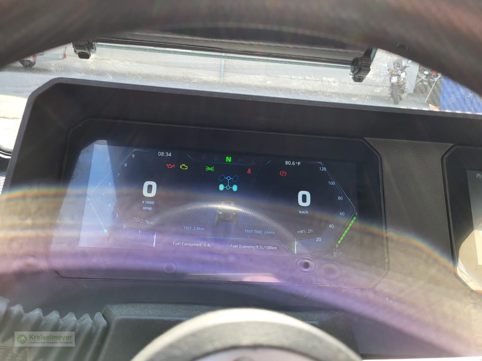 ATV & Quad des Typs Hisun Freelander 550 + 1400kg Anhängelast + StVZO Zulassung + Teilkabine + 10" Display Kamera UTV, Neumaschine in Feuchtwangen (Bild 12)