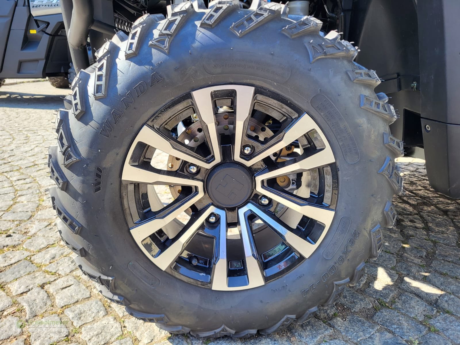 ATV & Quad des Typs Hisun Freelander 550 + 1400kg Anhängelast + StVZO Zulassung + Teilkabine + 10" Display Kamera UTV, Neumaschine in Feuchtwangen (Bild 16)