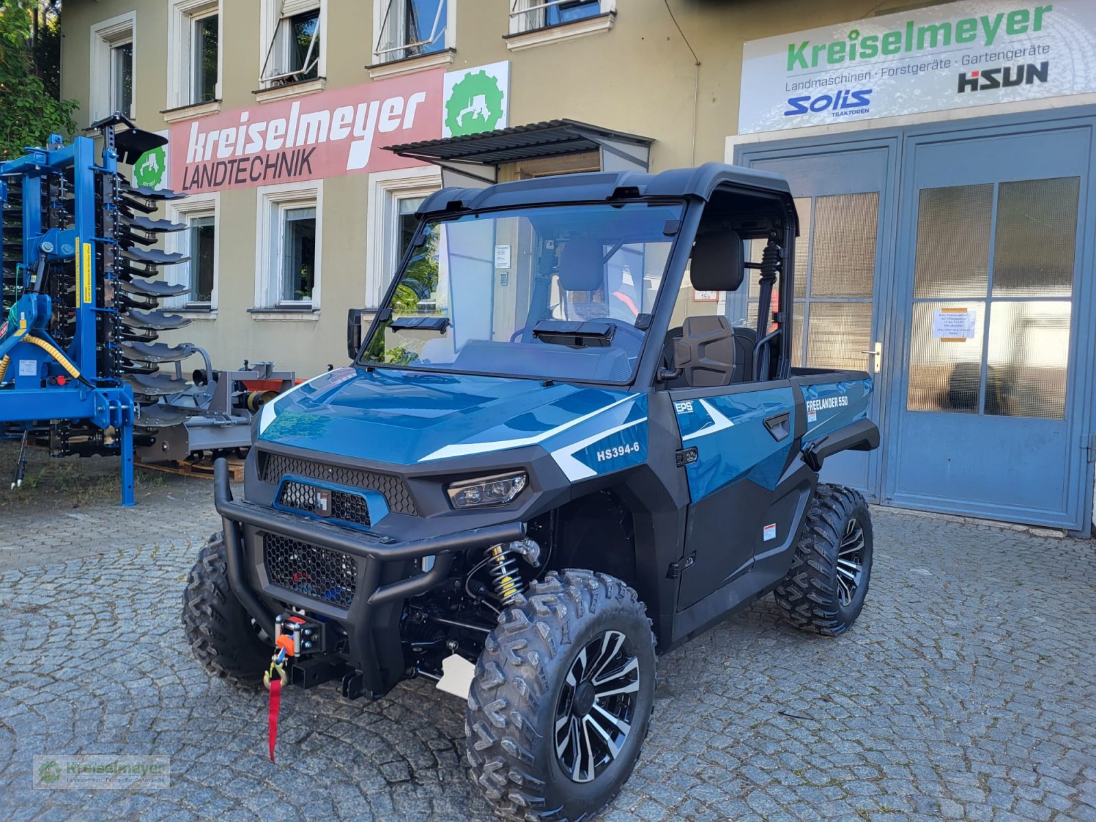 ATV & Quad des Typs Hisun Freelander 550 + 1400kg Anhängelast + StVZO Zulassung + Teilkabine + 10" Display Kamera UTV, Neumaschine in Feuchtwangen (Bild 1)