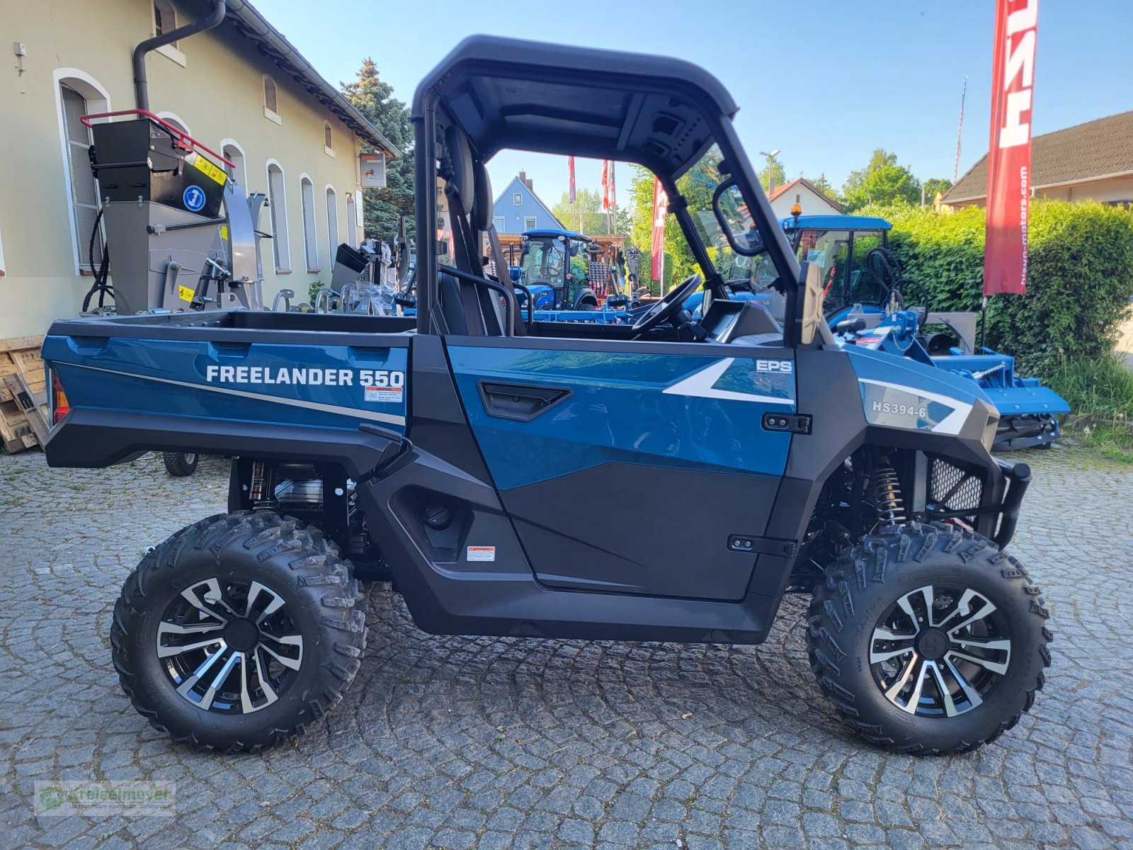 ATV & Quad des Typs Hisun Freelander 550 + 1400kg Anhängelast + StVZO Zulassung + Teilkabine + 10" Display Kamera UTV, Neumaschine in Feuchtwangen (Bild 4)