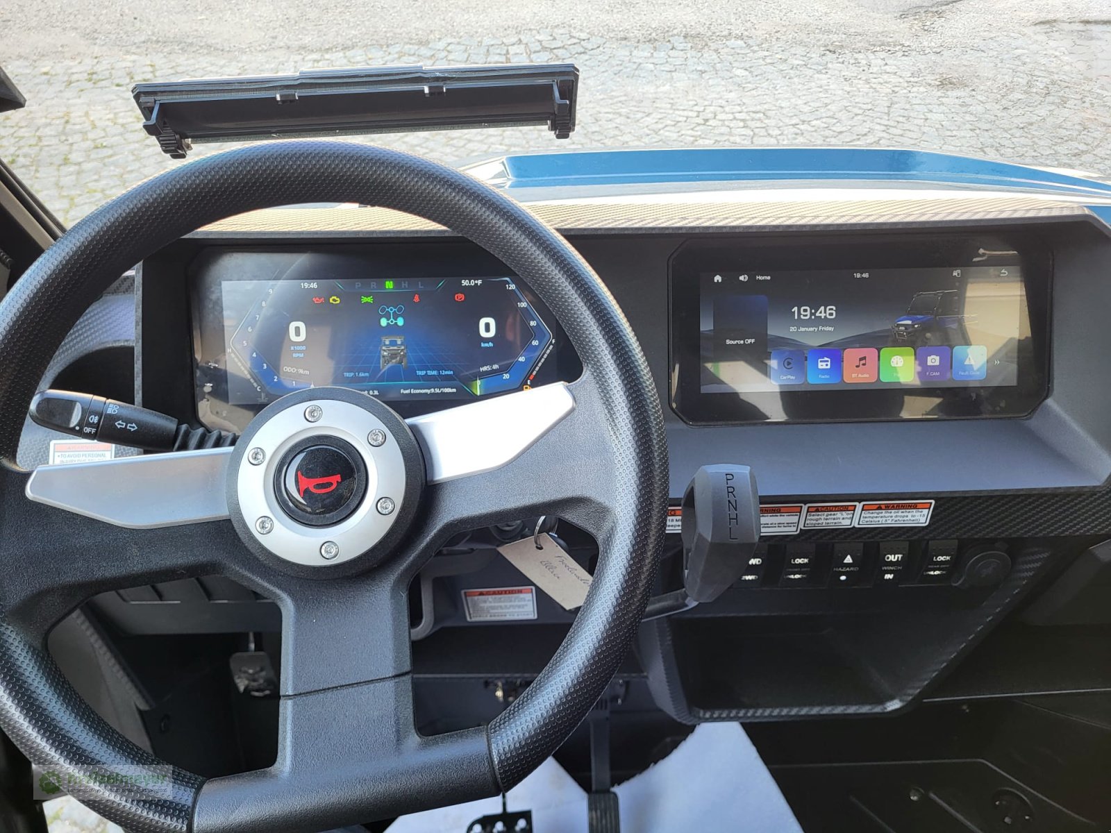 ATV & Quad des Typs Hisun Freelander 550 + 1400kg Anhängelast + StVZO Zulassung + Teilkabine + 10" Display Kamera UTV, Neumaschine in Feuchtwangen (Bild 10)