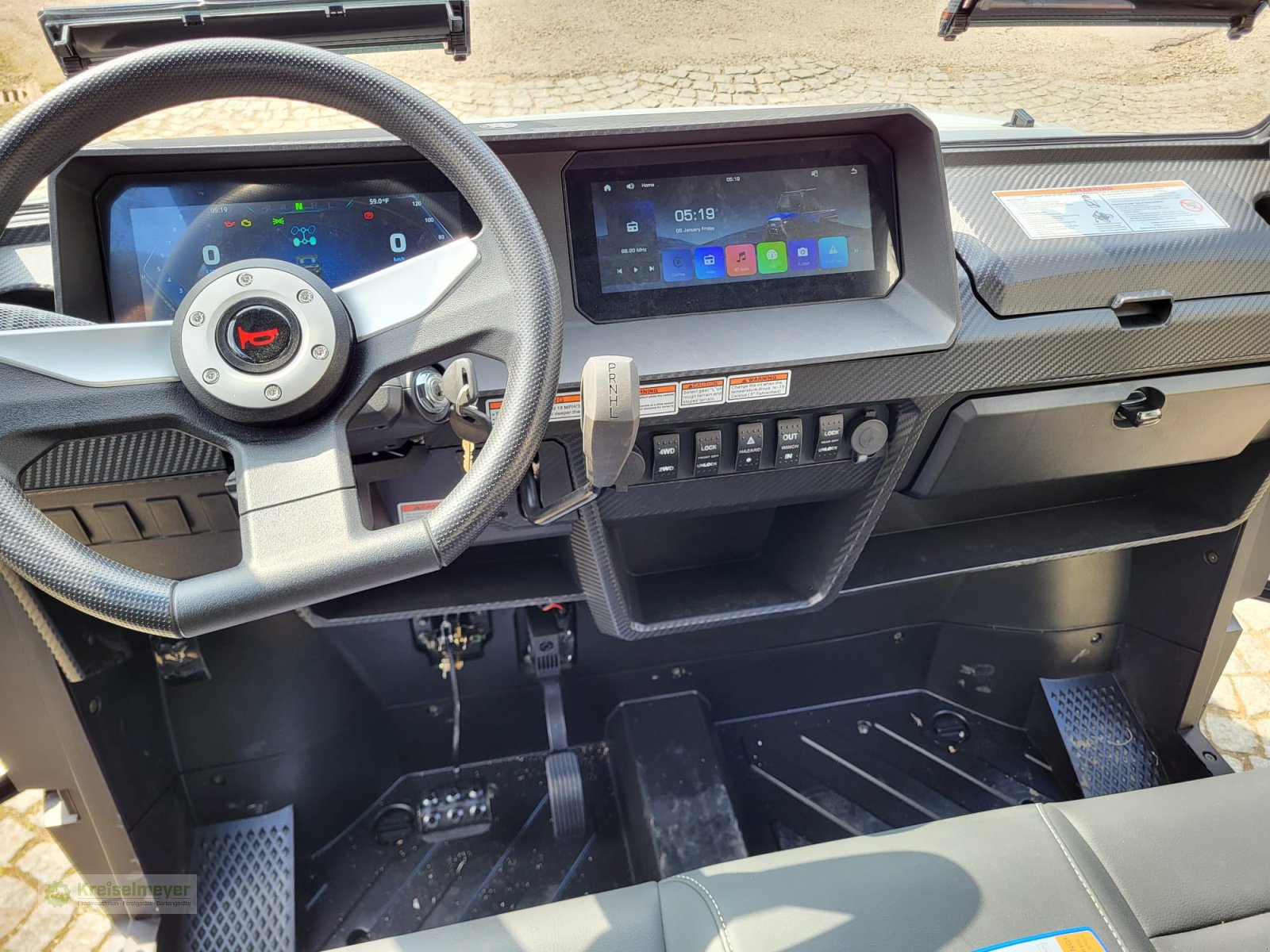 ATV & Quad des Typs Hisun Freelander 550 + 1400kg Anhängelast + StVZO Zulassung + Teilkabine + LCD 10" Displays Kamera UTV, Neumaschine in Feuchtwangen (Bild 9)