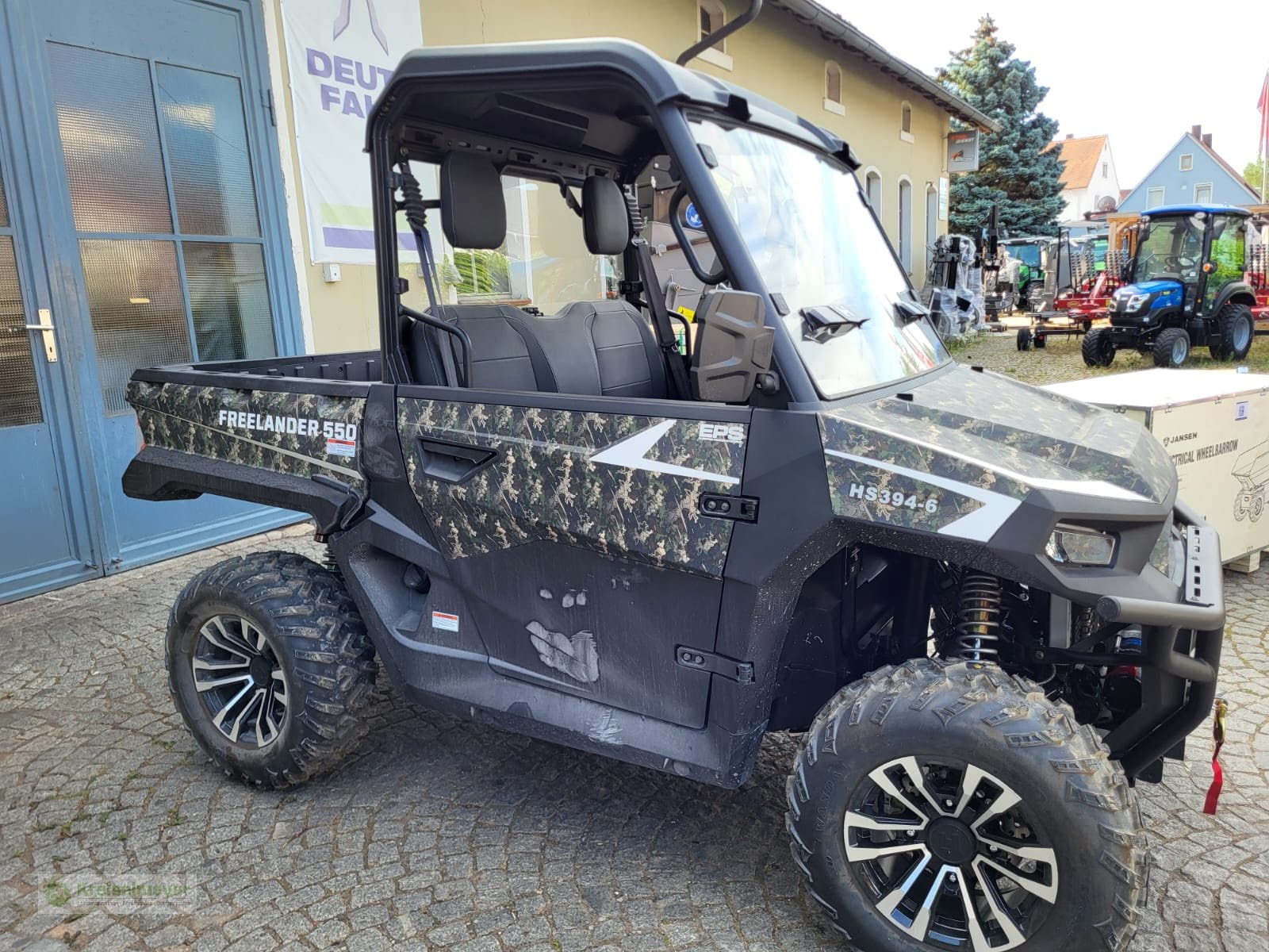 ATV & Quad des Typs Hisun Freelander 550 + 1400kg Anhängelast + StVZO Zulassung + Teilkabine + LCD 10" Displays Kamera UTV, Neumaschine in Feuchtwangen (Bild 1)