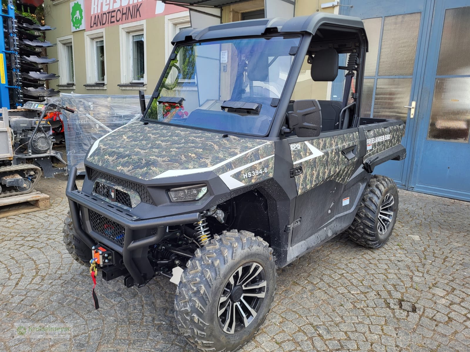 ATV & Quad des Typs Hisun Freelander 550 + 1400kg Anhängelast + StVZO Zulassung + Teilkabine + LCD 10" Displays Kamera UTV, Neumaschine in Feuchtwangen (Bild 2)