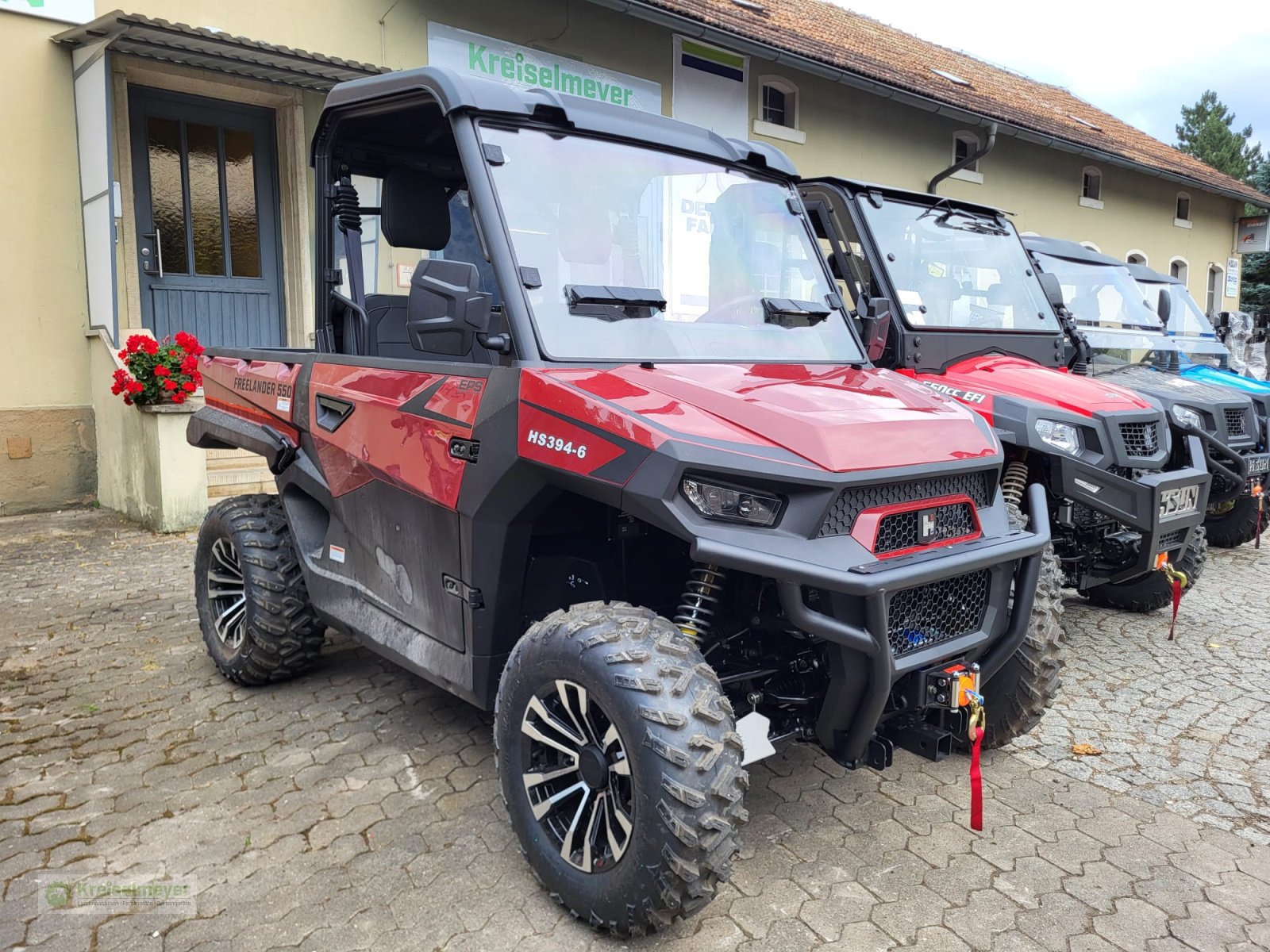 ATV & Quad of the type Hisun Freelander 550 + 1400kg Anhängelast + StVZO Zulassung + Teilkabine + LCD 10" Displays Kamera UTV, Neumaschine in Feuchtwangen (Picture 3)