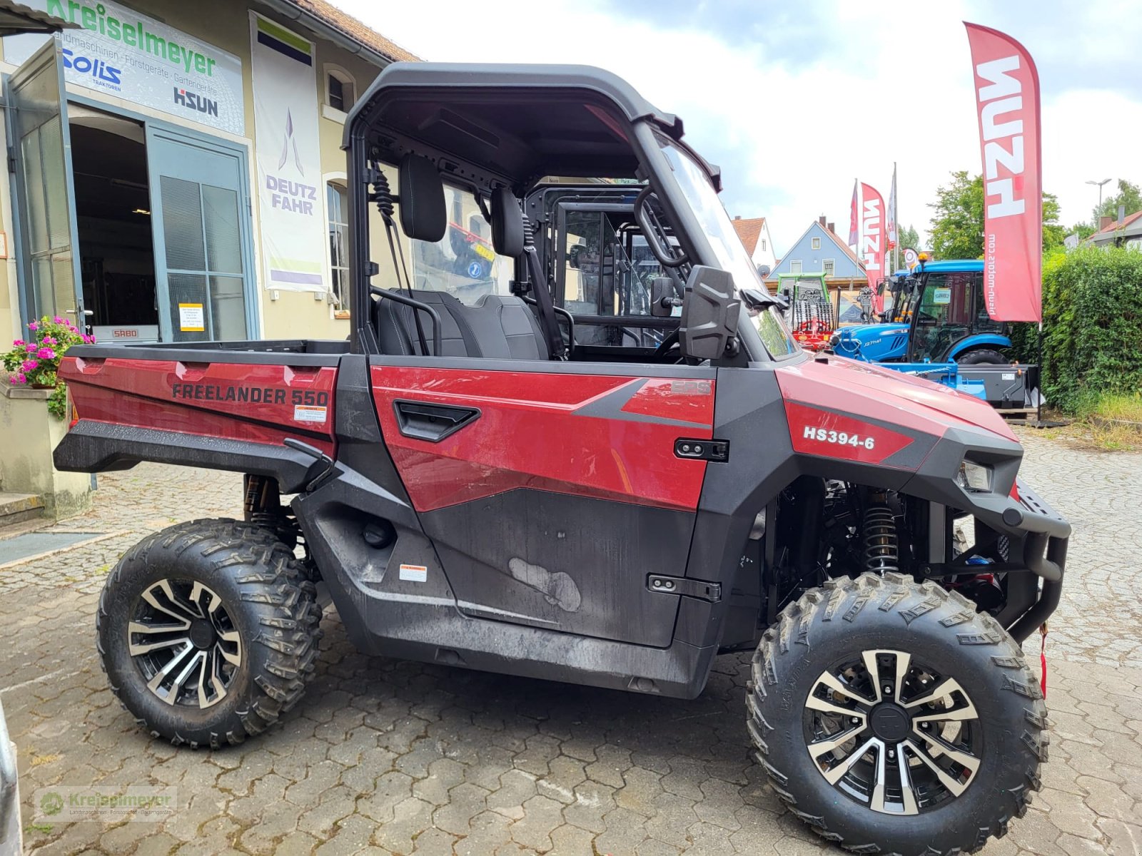 ATV & Quad of the type Hisun Freelander 550 + 1400kg Anhängelast + StVZO Zulassung + Teilkabine + LCD 10" Displays Kamera UTV, Neumaschine in Feuchtwangen (Picture 5)