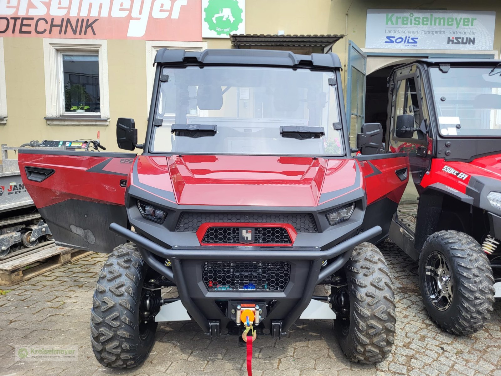 ATV & Quad of the type Hisun Freelander 550 + 1400kg Anhängelast + StVZO Zulassung + Teilkabine + LCD 10" Displays Kamera UTV, Neumaschine in Feuchtwangen (Picture 12)