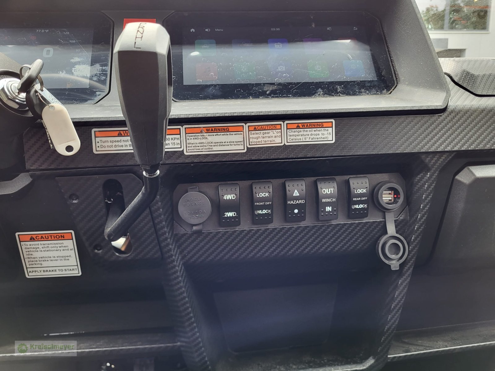 ATV & Quad of the type Hisun Freelander 550 + 1400kg Anhängelast + StVZO Zulassung + Teilkabine + LCD 10" Displays Kamera UTV, Neumaschine in Feuchtwangen (Picture 15)