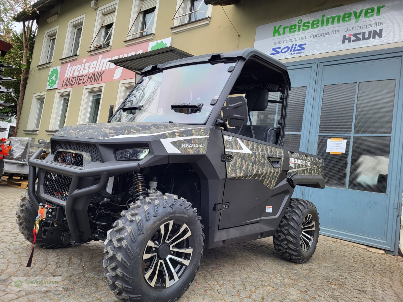 ATV & Quad des Typs Hisun Freelander 750 + 1400kg Anhängelast + StVZO Zulassung + Teilkabine + 10"Display Kamera UTV, Neumaschine in Feuchtwangen (Bild 2)