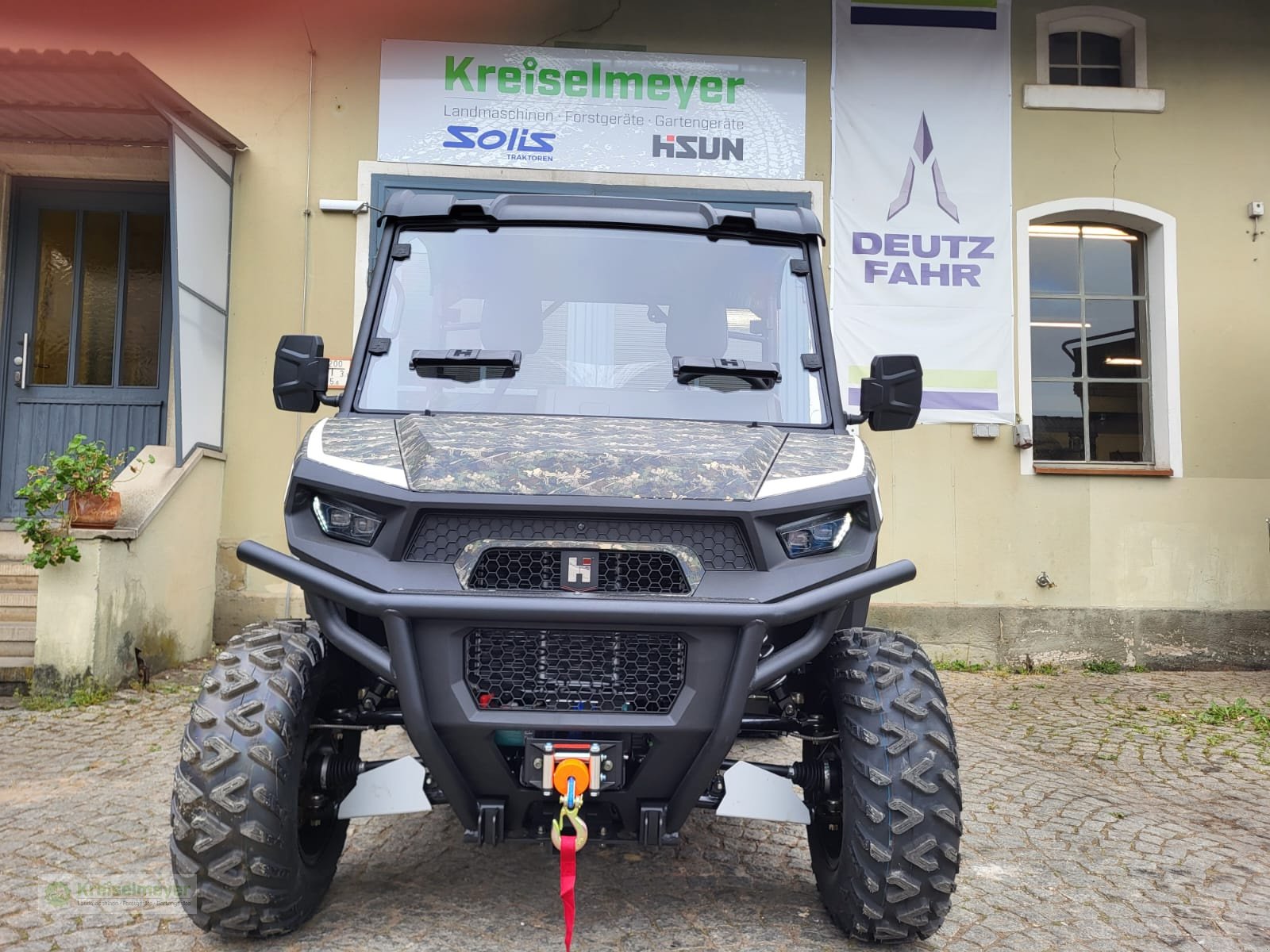 ATV & Quad des Typs Hisun Freelander 750 + 1400kg Anhängelast + StVZO Zulassung + Teilkabine + 10"Display Kamera UTV, Neumaschine in Feuchtwangen (Bild 3)