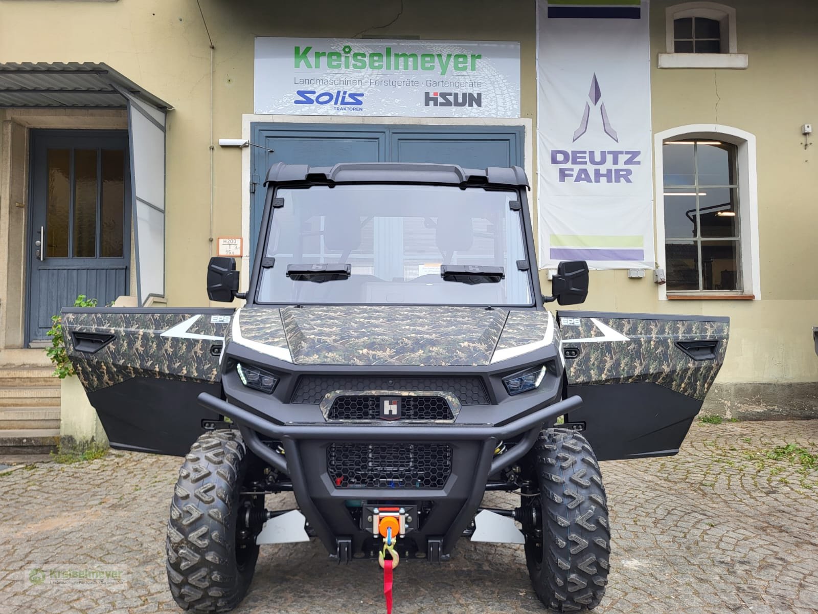 ATV & Quad des Typs Hisun Freelander 750 + 1400kg Anhängelast + StVZO Zulassung + Teilkabine + 10"Display Kamera UTV, Neumaschine in Feuchtwangen (Bild 9)