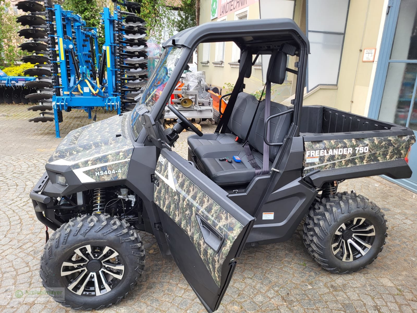 ATV & Quad des Typs Hisun Freelander 750 + 1400kg Anhängelast + StVZO Zulassung + Teilkabine + 10"Display Kamera UTV, Neumaschine in Feuchtwangen (Bild 10)