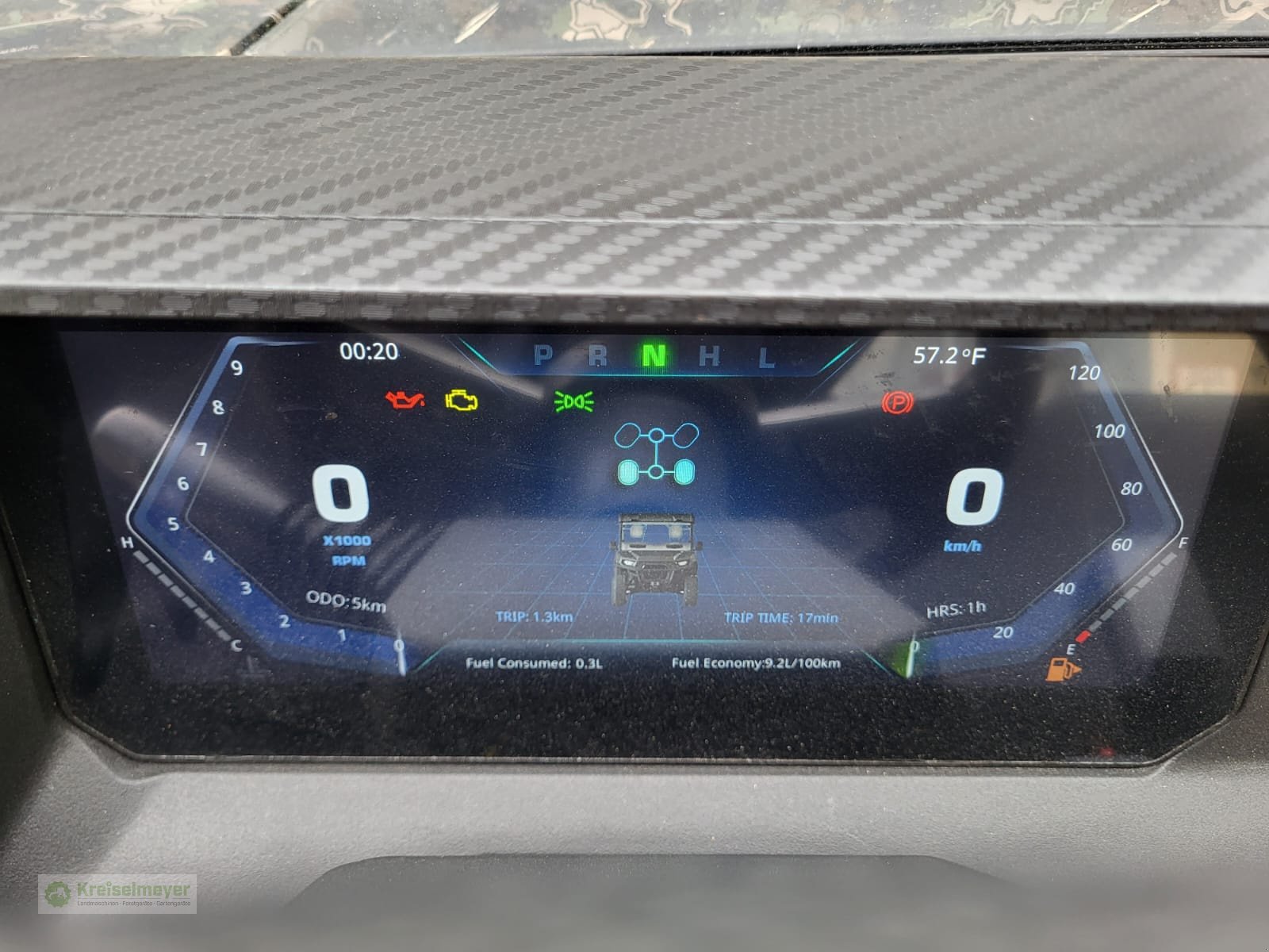 ATV & Quad des Typs Hisun Freelander 750 + 1400kg Anhängelast + StVZO Zulassung + Teilkabine + 10"Display Kamera UTV, Neumaschine in Feuchtwangen (Bild 13)