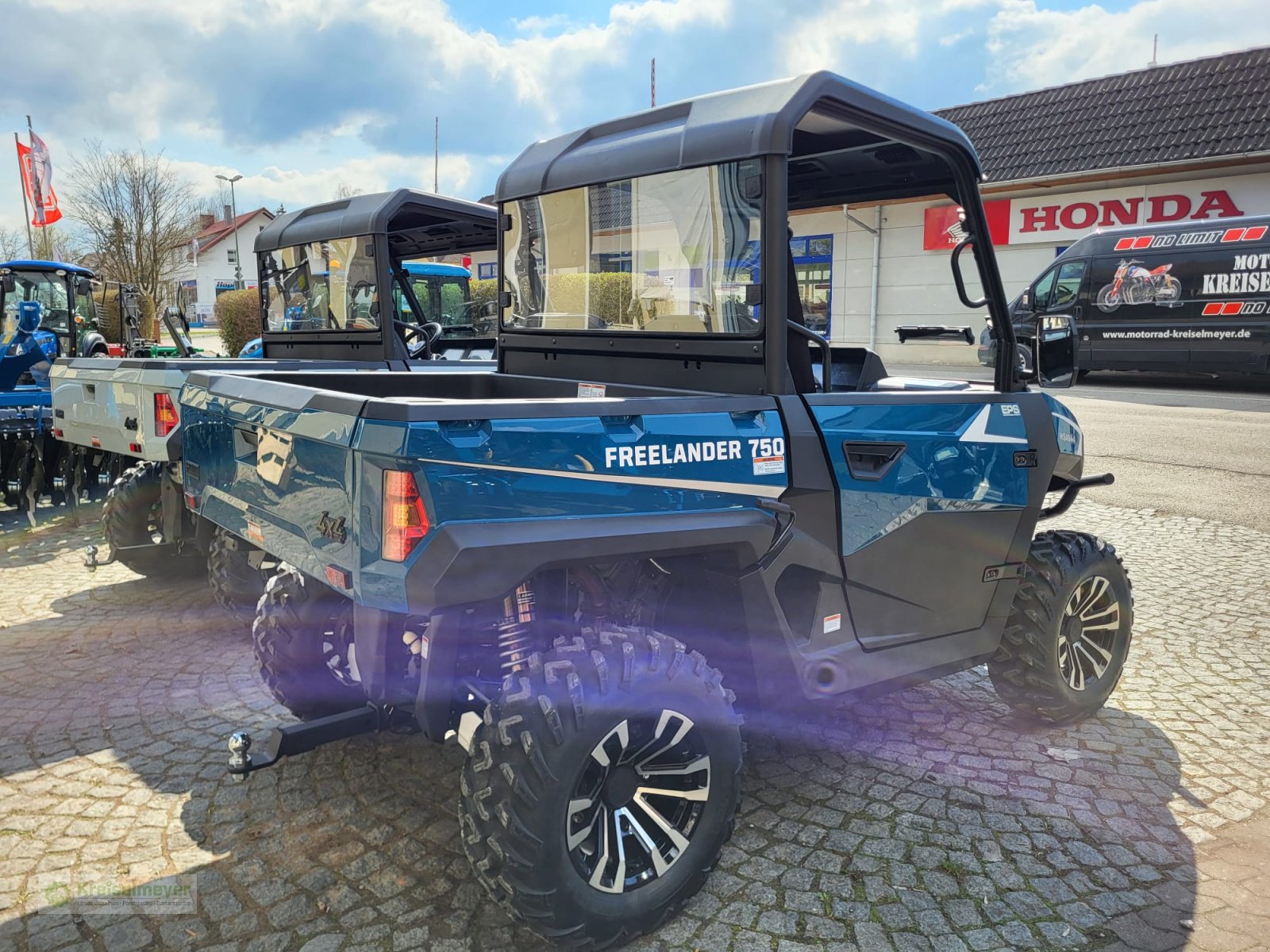 ATV & Quad типа Hisun Freelander 750 + 1400kg Anhängelast + StVZO Zulassung + Teilkabine + LCD 10" Display Kamera UTV, Neumaschine в Feuchtwangen (Фотография 3)