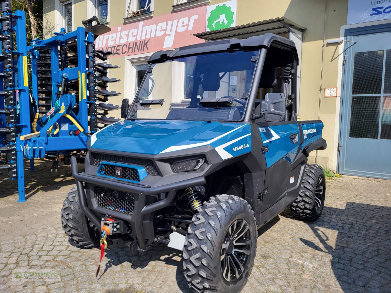 ATV & Quad типа Hisun Freelander 750 + 1400kg Anhängelast + StVZO Zulassung + Teilkabine + LCD 10" Display Kamera UTV, Neumaschine в Feuchtwangen (Фотография 4)