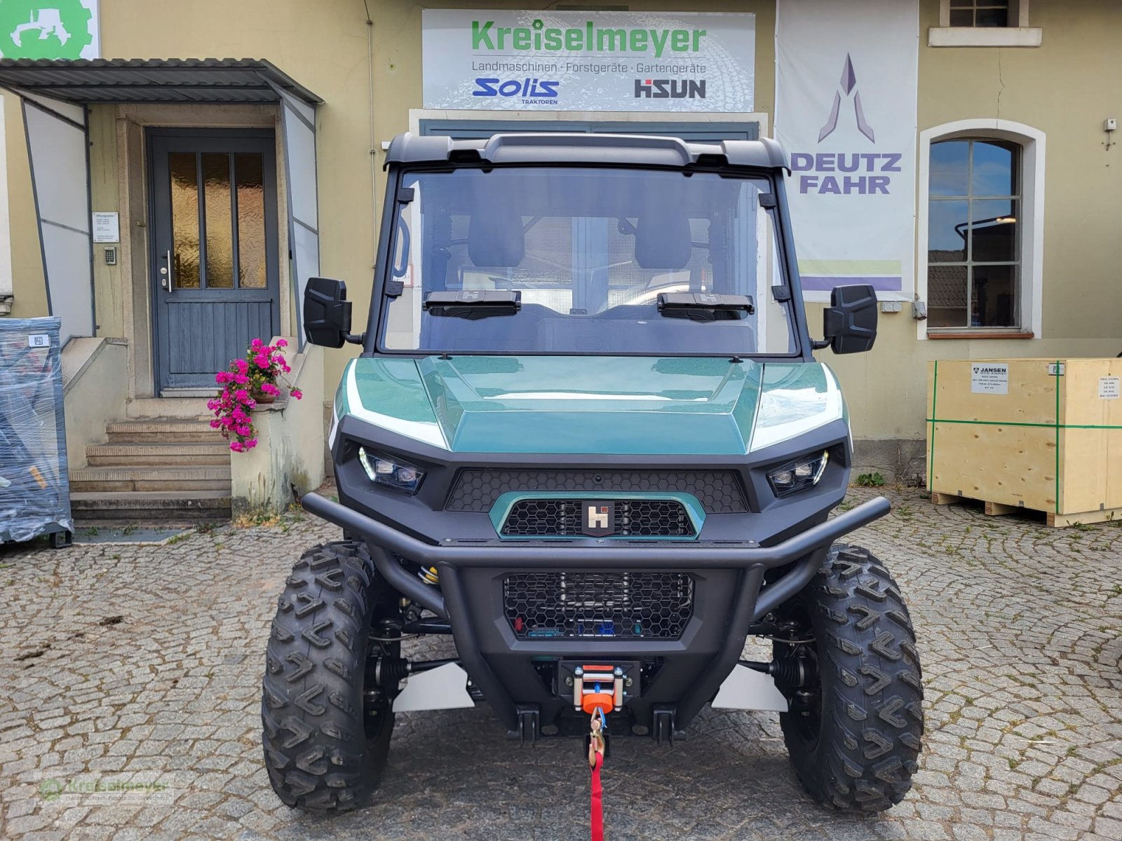 ATV & Quad des Typs Hisun Freelander 750 + 1400kg Anhängelast + StVZO Zulassung + Teilkabine + LCD 10" Display Kamera UTV, Neumaschine in Feuchtwangen (Bild 3)
