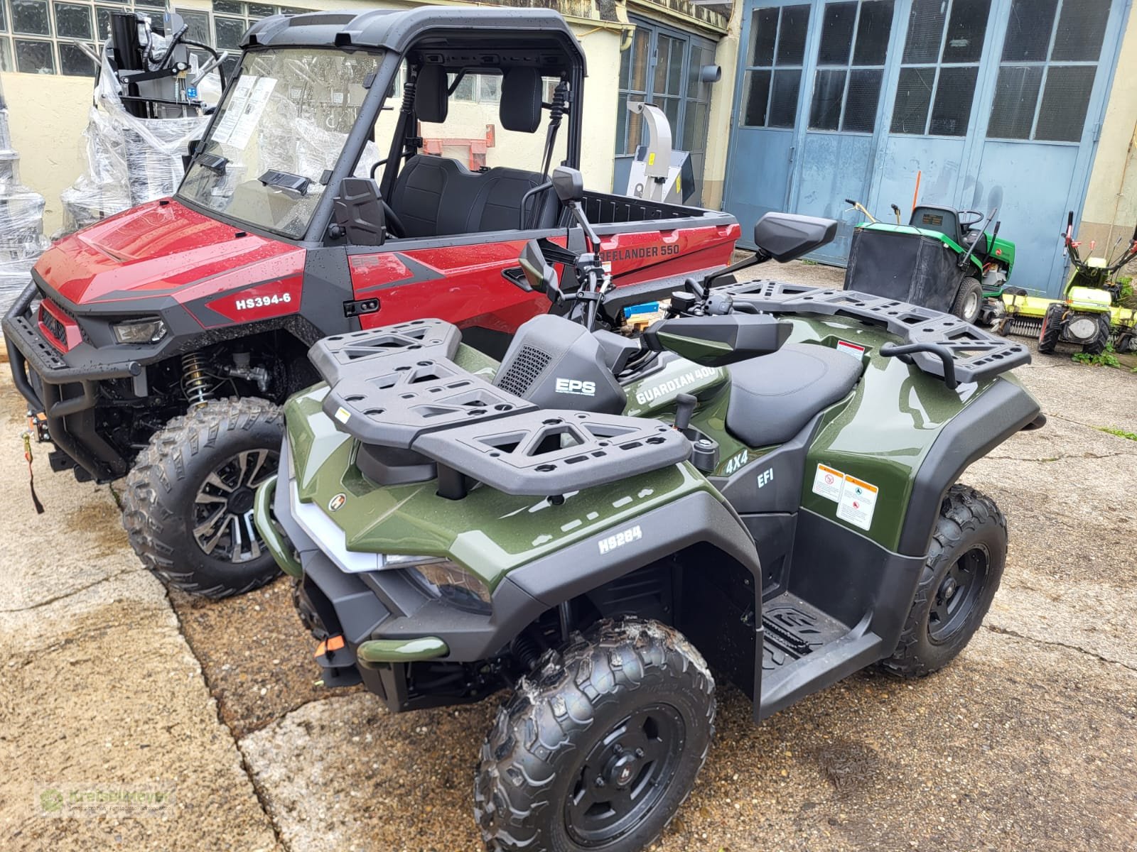 ATV & Quad του τύπου Hisun Guardian 400 4x4 Allrad + Lenkerschutz + Gepäckträger v/h NEU MODELL 2025 Quad & ATV, Neumaschine σε Feuchtwangen (Φωτογραφία 1)