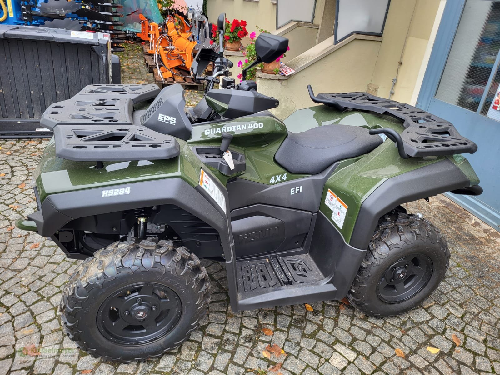 ATV & Quad του τύπου Hisun Guardian 400 4x4 Allrad + Lenkerschutz + Gepäckträger v/h NEU MODELL 2025 Quad & ATV, Neumaschine σε Feuchtwangen (Φωτογραφία 3)