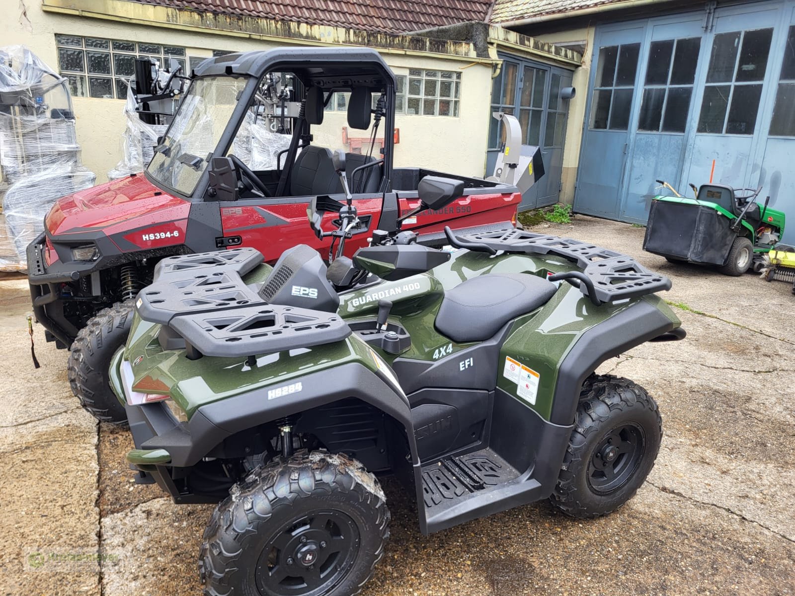 ATV & Quad του τύπου Hisun Guardian 400 4x4 Allrad + Lenkerschutz + Gepäckträger v/h NEU MODELL 2025 Quad & ATV, Neumaschine σε Feuchtwangen (Φωτογραφία 16)