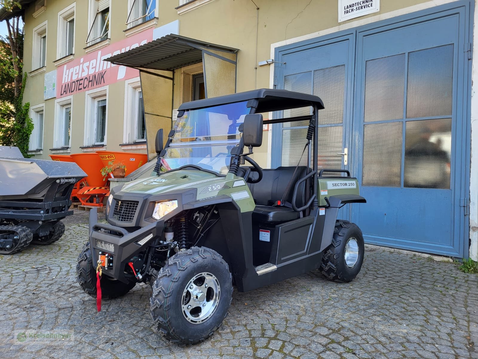 ATV & Quad des Typs Hisun Sector 250 Avocado / grün + Seilwinde + StVZO Zulassungspapiere NEU UTV, Neumaschine in Feuchtwangen (Bild 3)