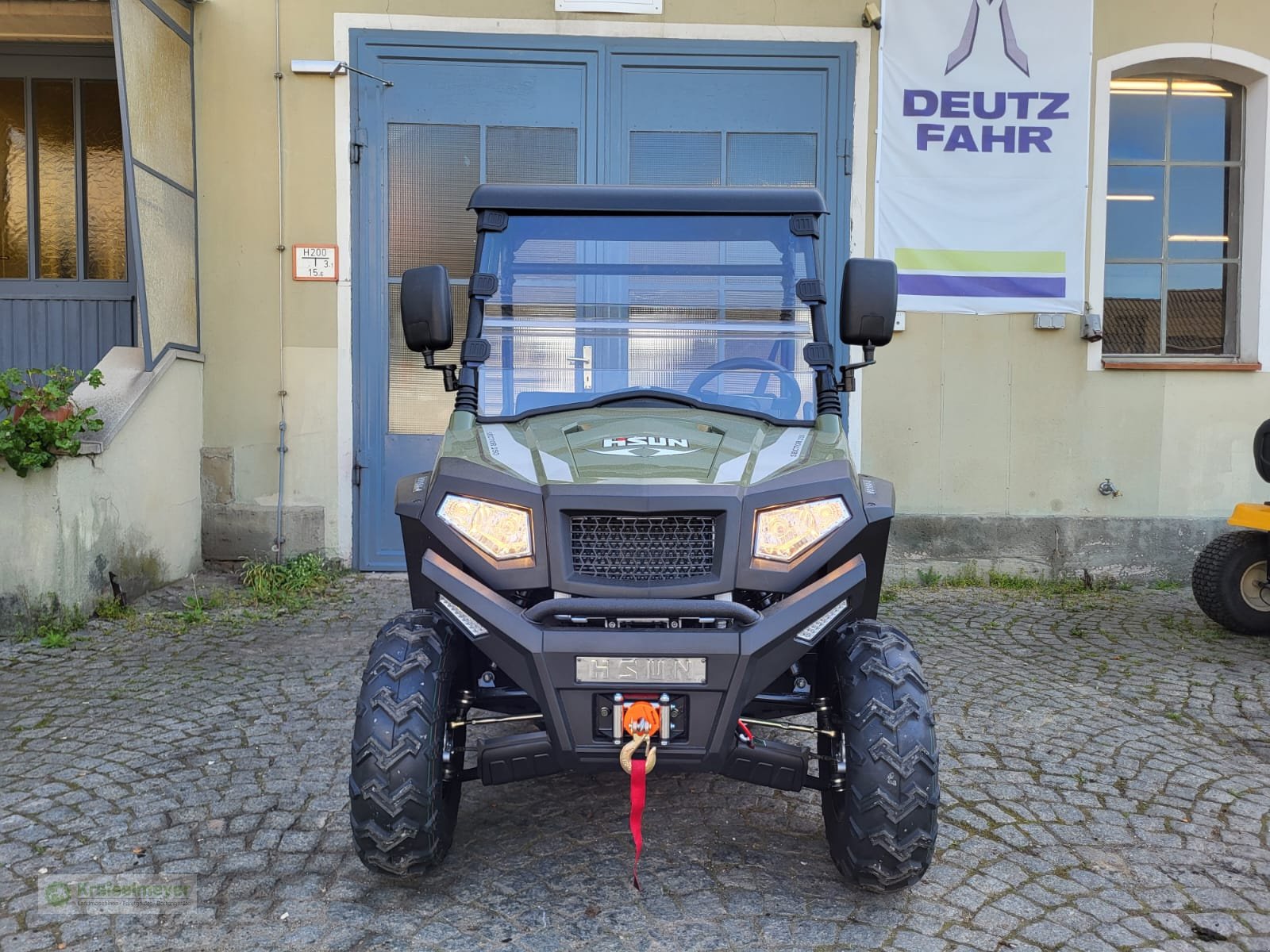 ATV & Quad des Typs Hisun Sector 250 Avocado / grün + Seilwinde + StVZO Zulassungspapiere NEU UTV, Neumaschine in Feuchtwangen (Bild 4)