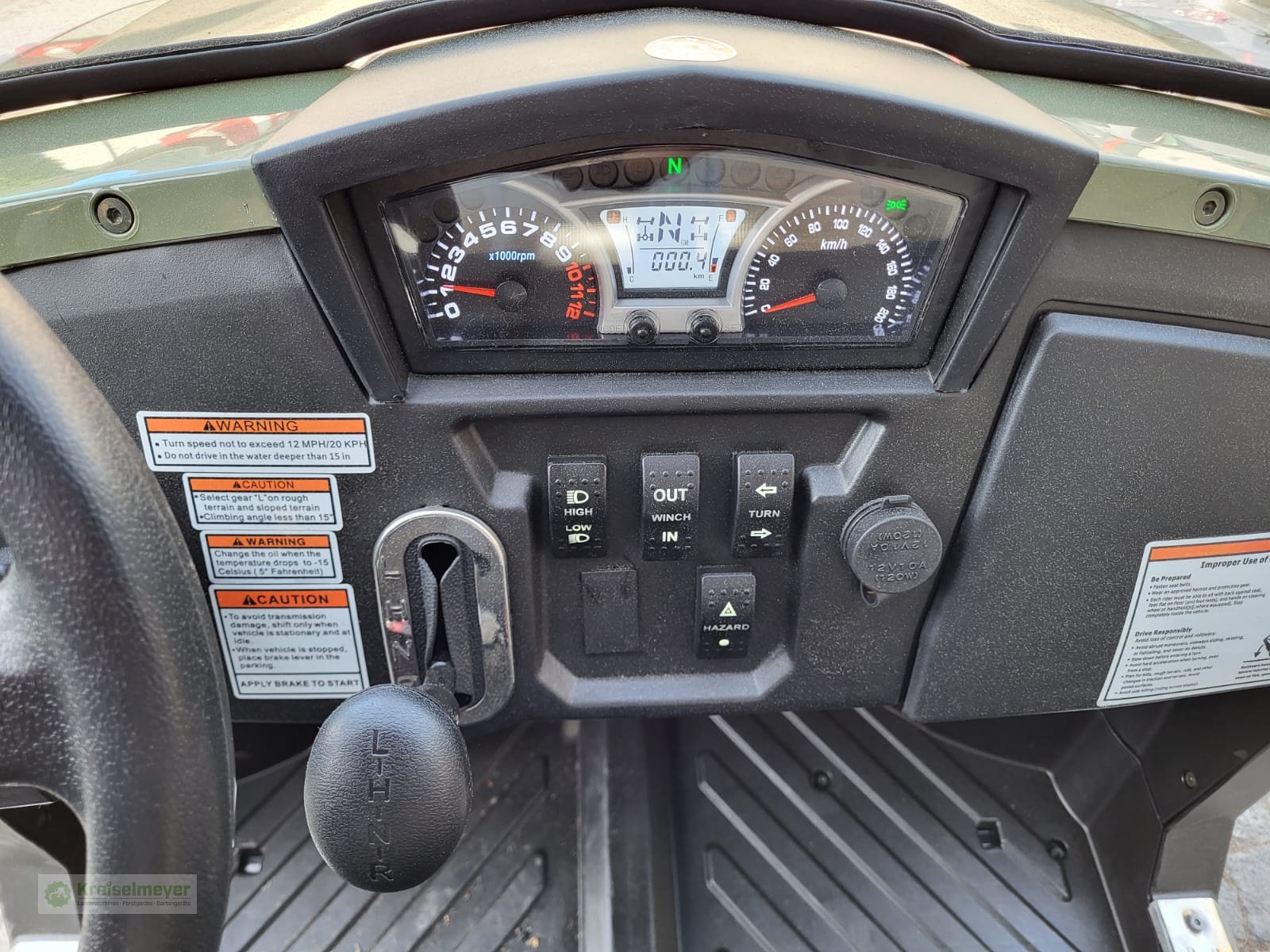 ATV & Quad des Typs Hisun Sector 250 Avocado / grün + Seilwinde + StVZO Zulassungspapiere NEU UTV, Neumaschine in Feuchtwangen (Bild 10)