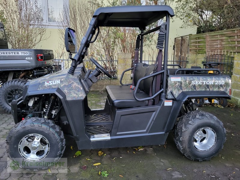 ATV & Quad za tip Hisun Sector 250 + Dach + Frontscheibe + Seilwinde Camouflage NEU UTV Buggy, Neumaschine u Feuchtwangen (Slika 1)