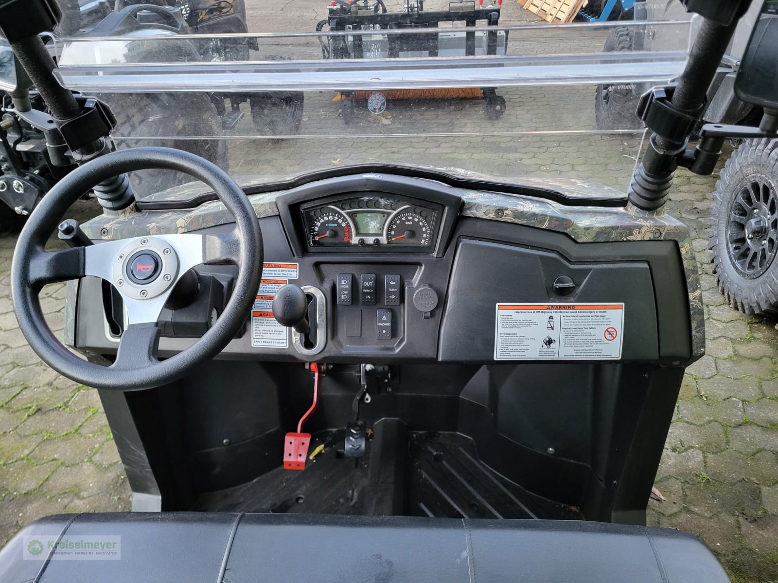 ATV & Quad des Typs Hisun Sector 250 + Dach + Frontscheibe + Seilwinde Camouflage NEU UTV Buggy, Neumaschine in Feuchtwangen (Bild 7)