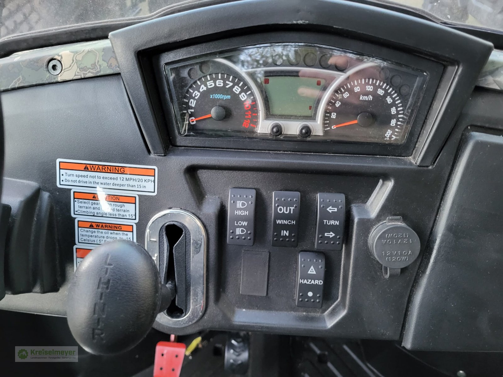 ATV & Quad des Typs Hisun Sector 250 + Dach + Frontscheibe + Seilwinde Camouflage NEU UTV Buggy, Neumaschine in Feuchtwangen (Bild 8)