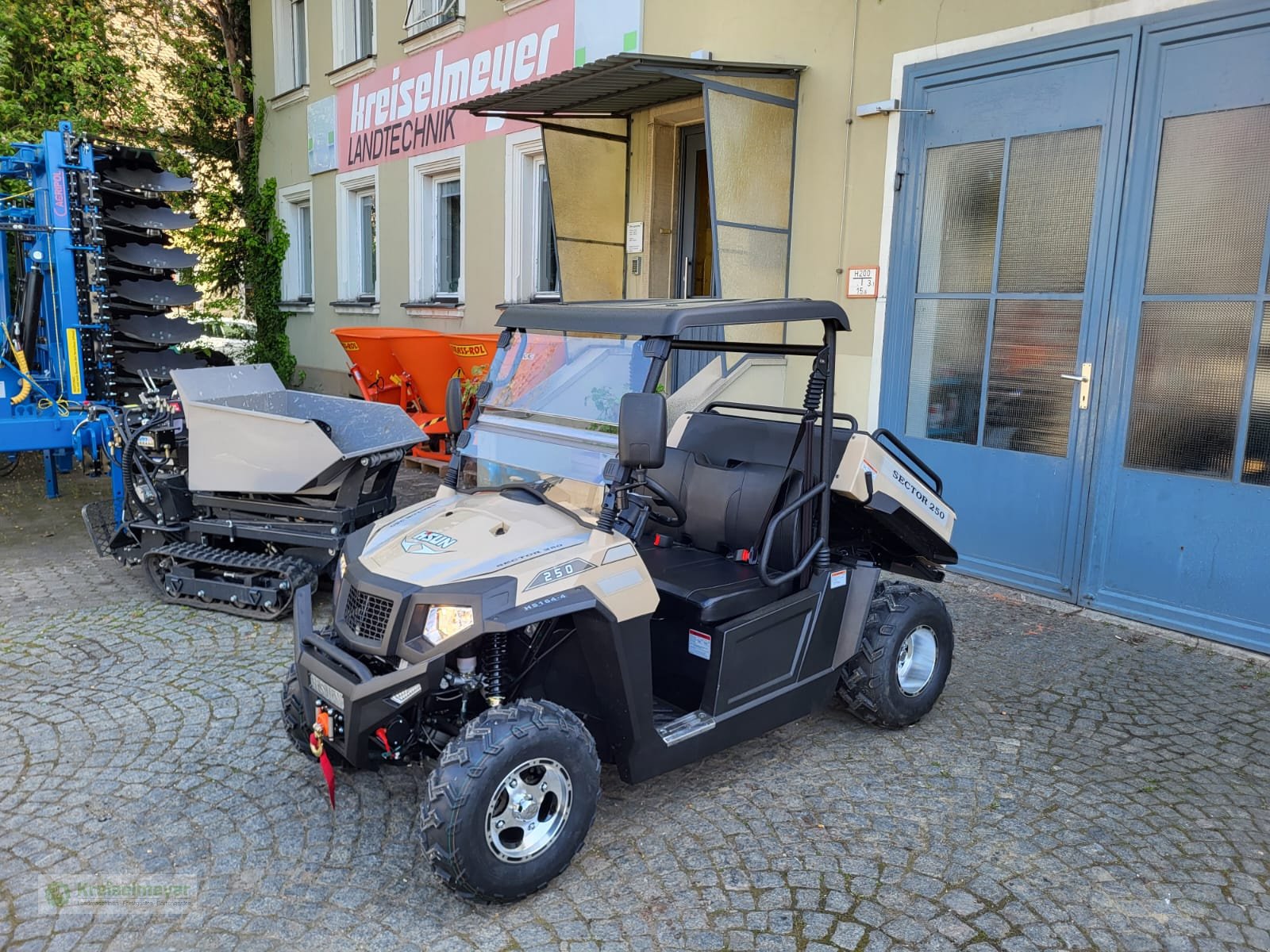 ATV & Quad des Typs Hisun Sector 250 sand / beige + Seilwinde + StVZO Zulassungspapiere NEU UTV, Neumaschine in Feuchtwangen (Bild 4)