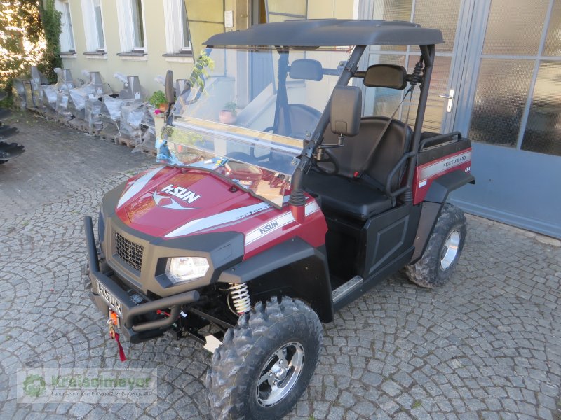 ATV & Quad tip Hisun Sector 450 Allrad 4x4 + Differenzial-Sperre + Straßenzulassung UTV, Forstfahrzeug, Buggy, Gator, Neumaschine in Feuchtwangen (Poză 1)