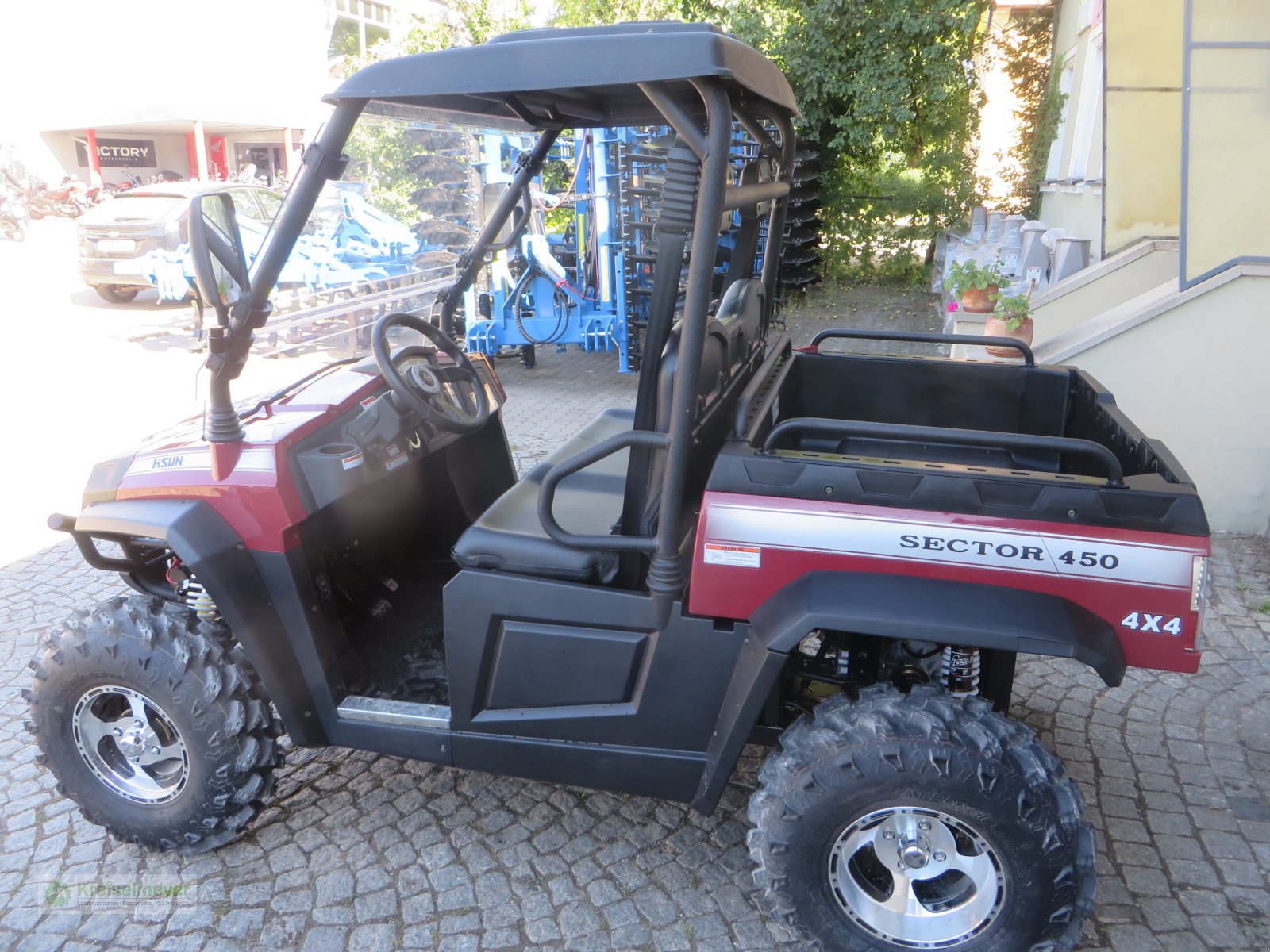 ATV & Quad des Typs Hisun Sector 450 Allrad 4x4 + Differenzial-Sperre + Straßenzulassung UTV, Forstfahrzeug, Buggy, Gator, Neumaschine in Feuchtwangen (Bild 3)