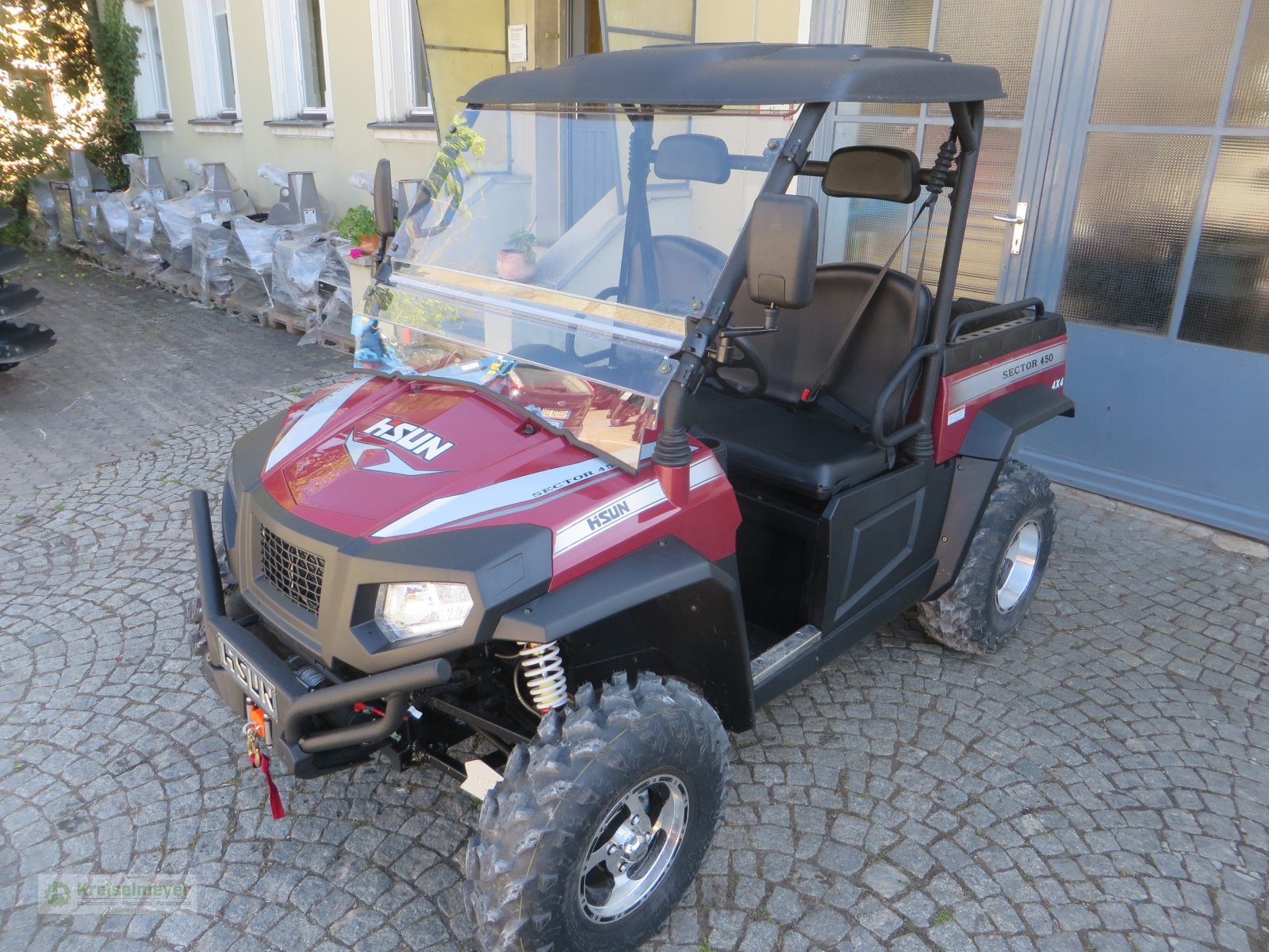 ATV & Quad типа Hisun Sector 450 Allrad 4x4 + Differenzial-Sperre + Straßenzulassung UTV, Forstfahrzeug, Buggy, Gator, Neumaschine в Feuchtwangen (Фотография 1)