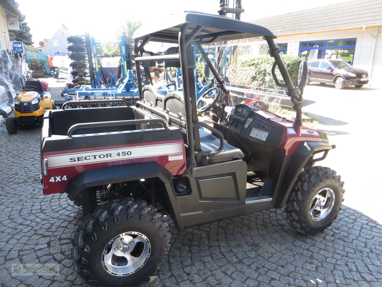 ATV & Quad типа Hisun Sector 450 Allrad 4x4 + Differenzial-Sperre + Straßenzulassung UTV, Forstfahrzeug, Buggy, Gator, Neumaschine в Feuchtwangen (Фотография 11)