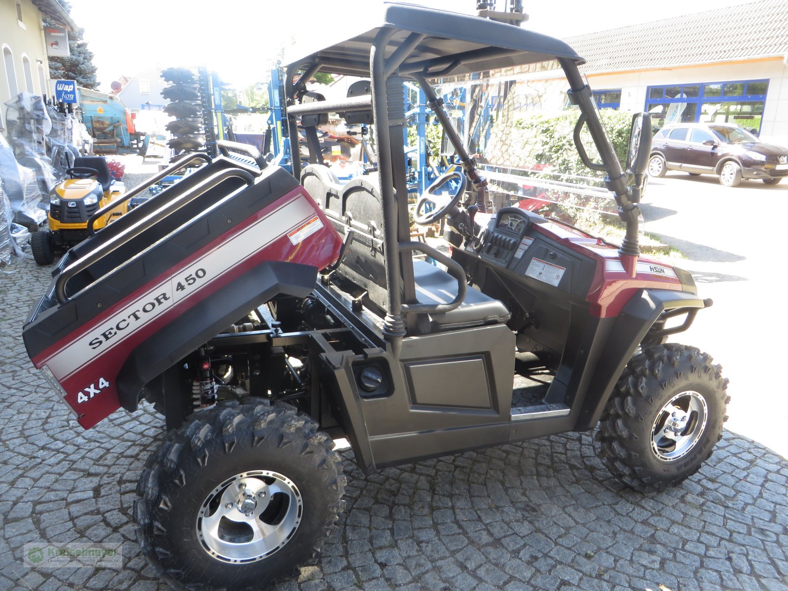 ATV & Quad типа Hisun Sector 450 Allrad 4x4 + Differenzial-Sperre + Straßenzulassung UTV, Forstfahrzeug, Buggy, Gator, Neumaschine в Feuchtwangen (Фотография 12)