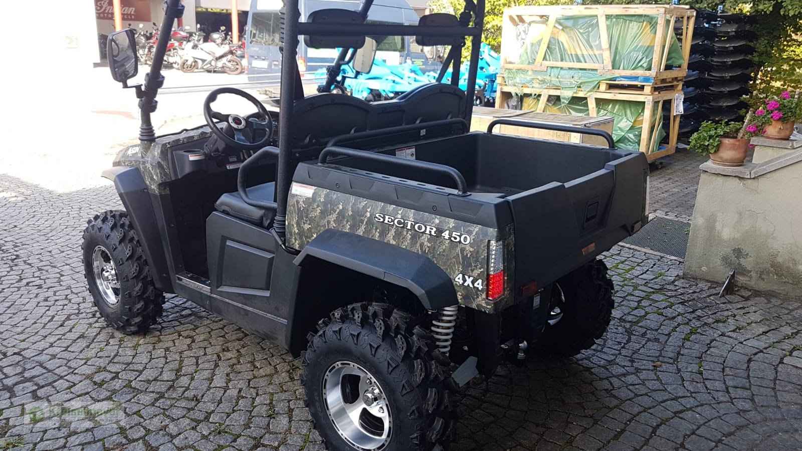 ATV & Quad des Typs Hisun Sector 450 Allrad 4x4 + Differenzial-Sperre + Straßenzulassung UTV, Forstfahrzeug, Buggy, Gator, Neumaschine in Feuchtwangen (Bild 7)