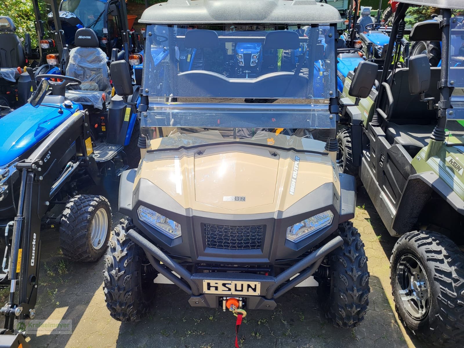 ATV & Quad des Typs Hisun Sector 450 Allrad 4x4 + Differenzialsperre + Straßenzulassung UTV Buggy Gator, Neumaschine in Feuchtwangen (Bild 8)