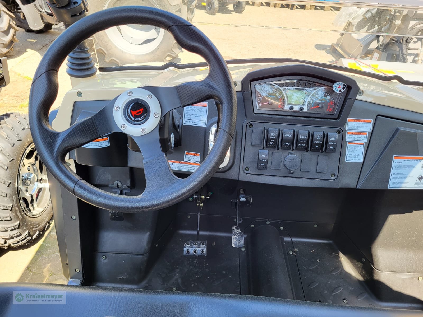 ATV & Quad des Typs Hisun Sector 450 Allrad 4x4 + Differenzialsperre + Straßenzulassung UTV Buggy Gator, Neumaschine in Feuchtwangen (Bild 11)