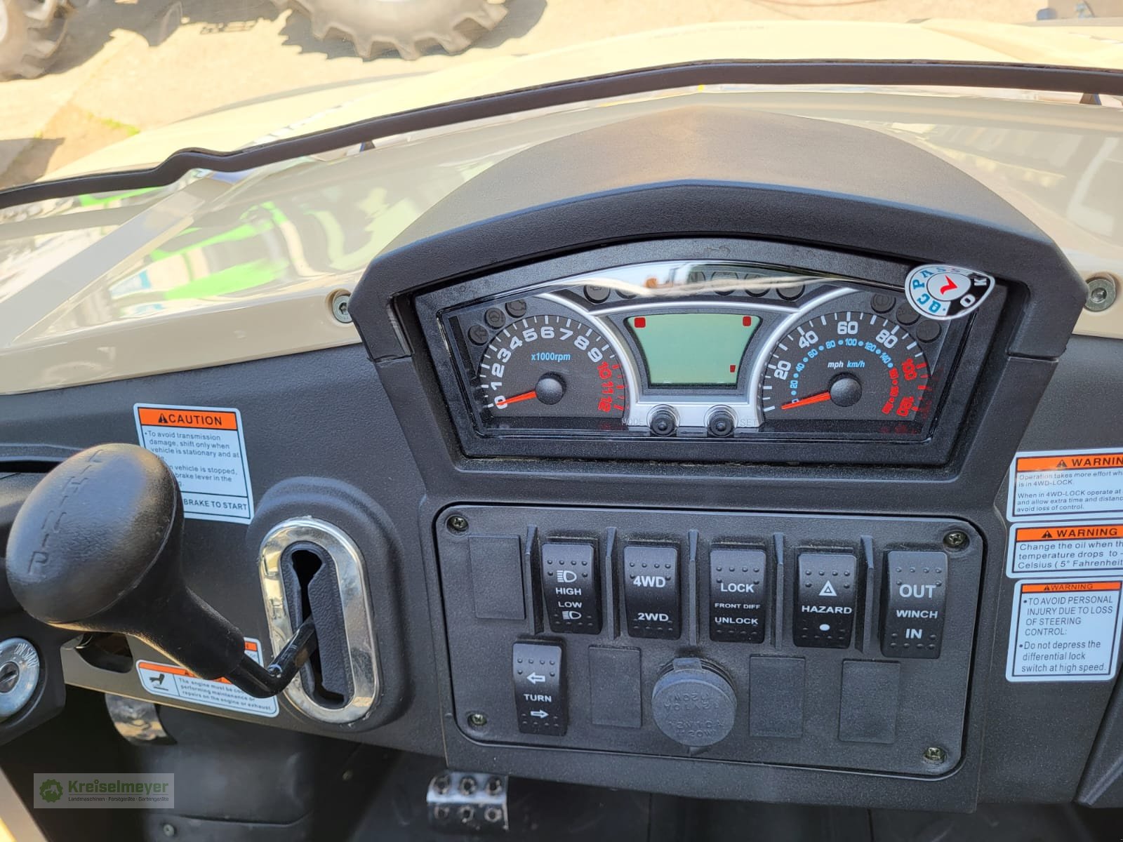 ATV & Quad des Typs Hisun Sector 450 Allrad 4x4 + Differenzialsperre + Straßenzulassung UTV Buggy Gator, Neumaschine in Feuchtwangen (Bild 12)