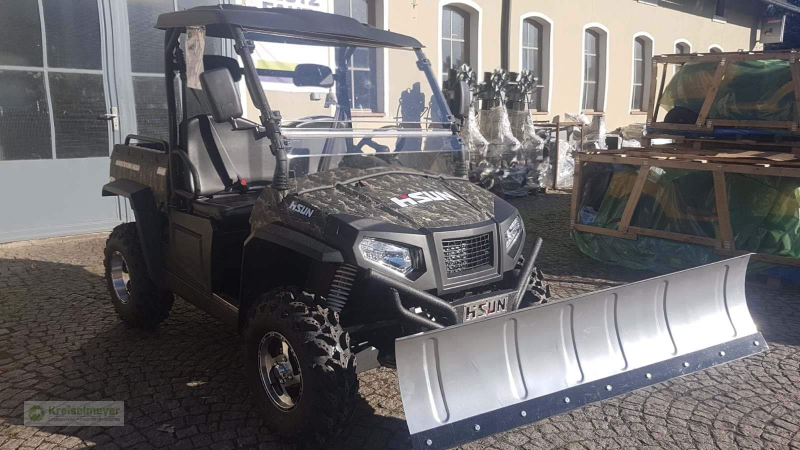 ATV & Quad des Typs Hisun Sector 450 + Schneeräumschild *Winterpaket* Allrad 4x4 + Straßenzulassung NEU, Neumaschine in Feuchtwangen (Bild 1)