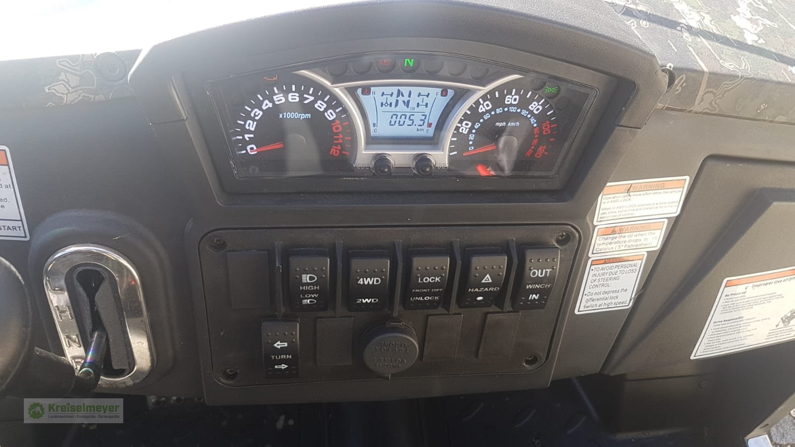 ATV & Quad des Typs Hisun Sector 450 + Schneeräumschild *Winterpaket* Allrad 4x4 + Straßenzulassung NEU, Neumaschine in Feuchtwangen (Bild 10)