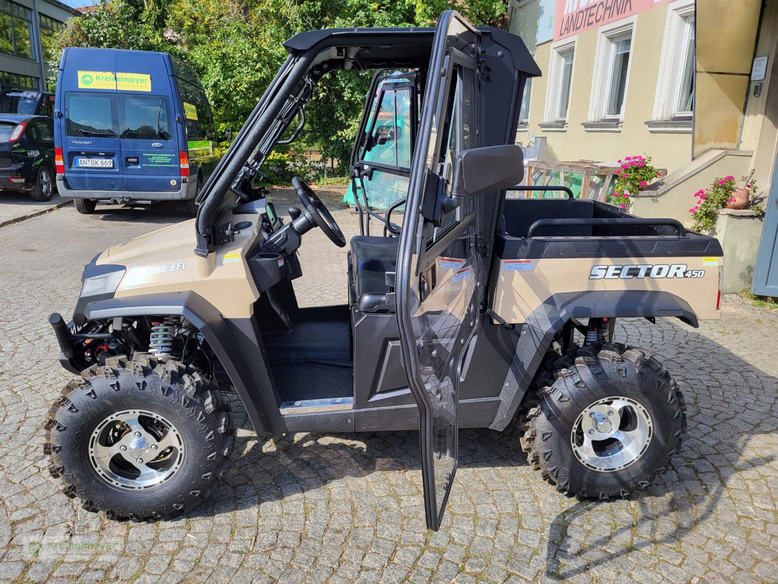 ATV & Quad des Typs Hisun Sector 450 + Vollkabine Heizung & Lüftung + Straßenzulassung StVZO + Allrad UTV &, Neumaschine in Feuchtwangen (Bild 2)
