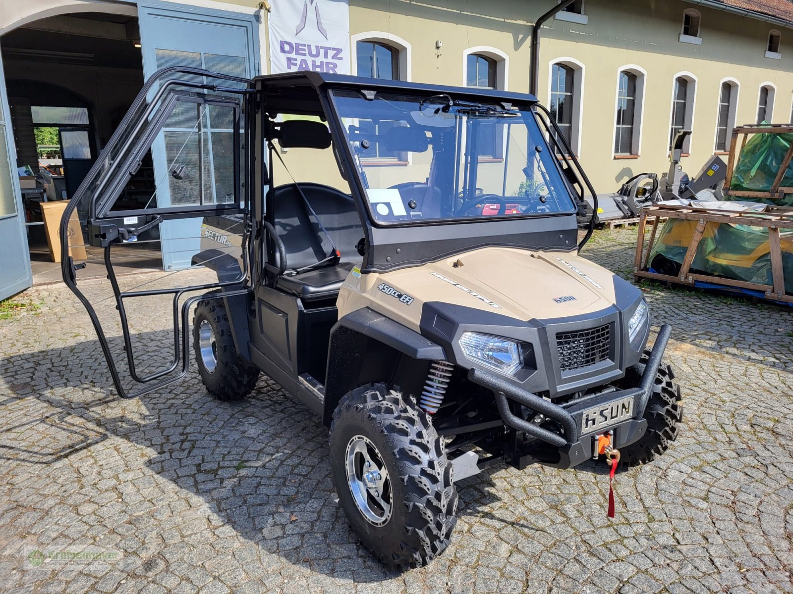 ATV & Quad des Typs Hisun Sector 450 + Vollkabine Heizung & Lüftung + Straßenzulassung StVZO + Allrad UTV &, Neumaschine in Feuchtwangen (Bild 3)