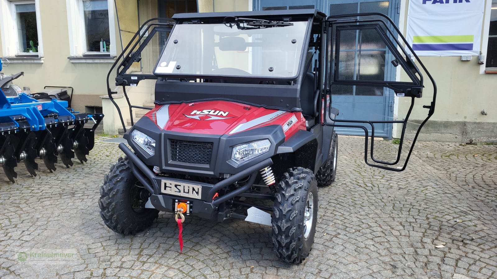 ATV & Quad des Typs Hisun Sector 450 + Vollkabine Heizung & Lüftung + Straßenzulassung StVZO + Allrad UTV &, Neumaschine in Feuchtwangen (Bild 1)