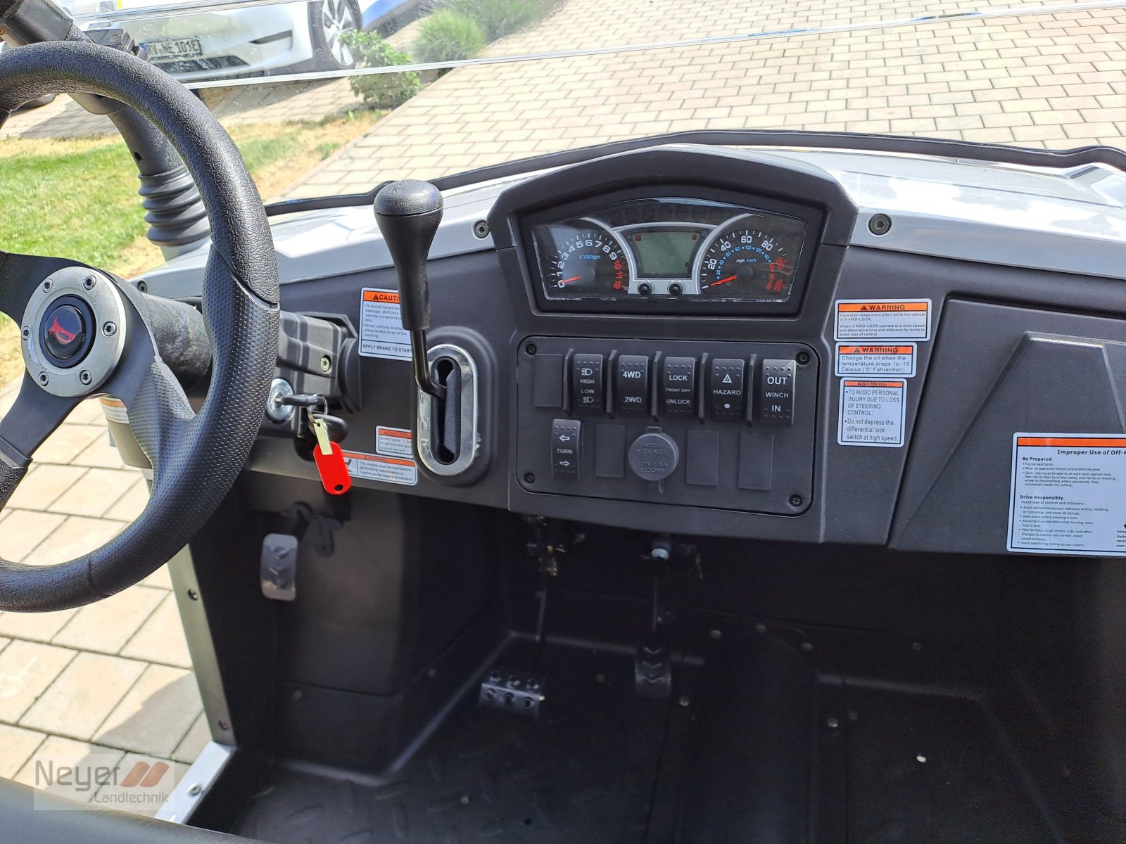 ATV & Quad des Typs Hisun Sector 450, Neumaschine in Bad Waldsee Mennisweiler (Bild 7)