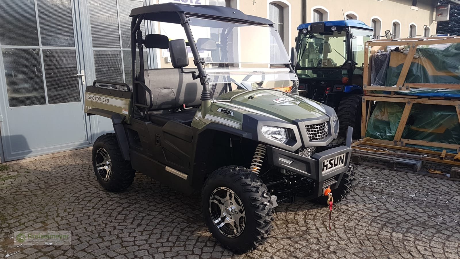 ATV & Quad des Typs Hisun Sector 550 Allrad 4x4 + Differenzial-Sperre + Straßenzulassung UTV, Forstfahrzeug, Buggy, Gator, Neumaschine in Feuchtwangen (Bild 2)