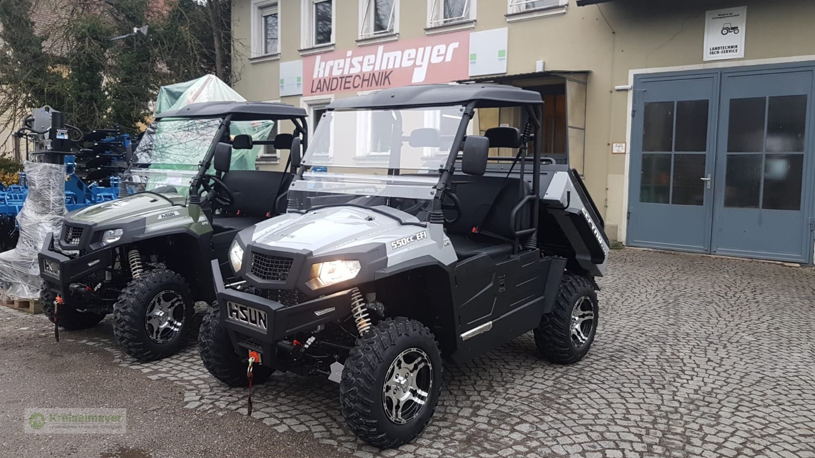 ATV & Quad typu Hisun Sector 550 Allrad 4x4 + Differenzial-Sperre + Straßenzulassung UTV, Forstfahrzeug, Buggy, Gator, Neumaschine w Feuchtwangen (Zdjęcie 12)