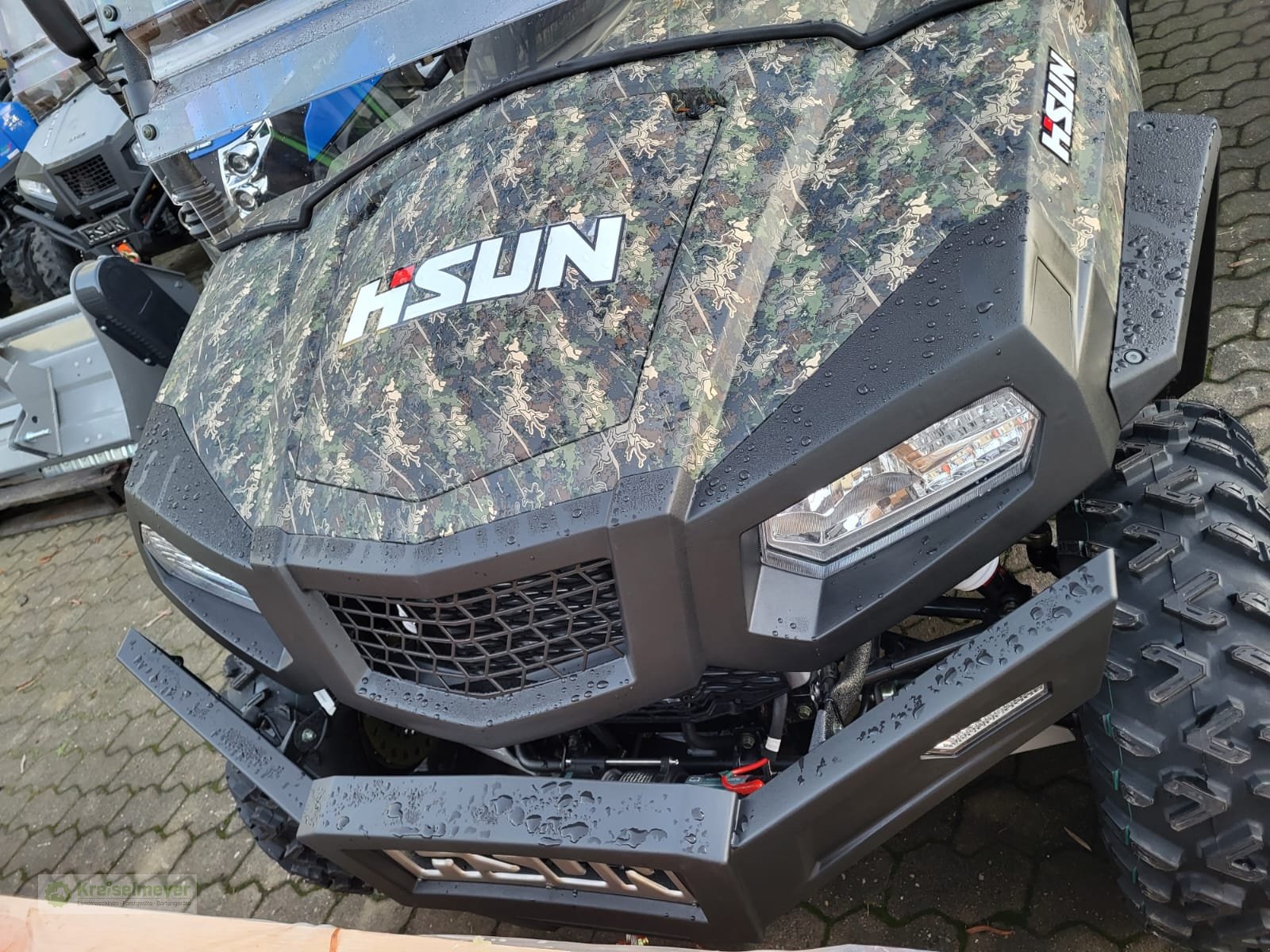 ATV & Quad des Typs Hisun Sector 550 Allrad 4x4 + Differenzial-Sperre + Straßenzulassung UTV, Forstfahrzeug, Buggy, Gator, Neumaschine in Feuchtwangen (Bild 8)