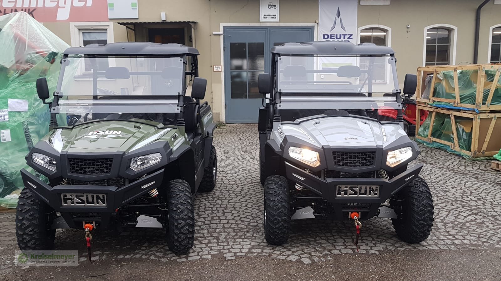 ATV & Quad des Typs Hisun Sector 550 Allrad 4x4 + Differenzial-Sperre + Straßenzulassung UTV, Forstfahrzeug, Buggy, Gator, Neumaschine in Feuchtwangen (Bild 13)